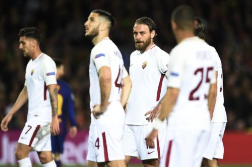 Barcellona-Roma 4-1: le pagelle. Gli errori individuali puniscono i capitolini, troppo sottotono il centrocampo