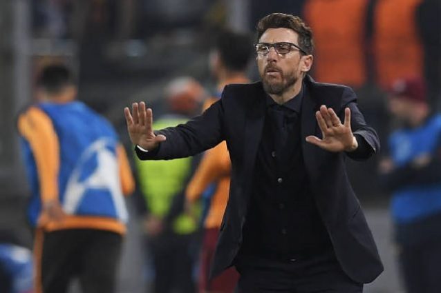 Di Francesco anticipa Roma-Atalanta: “Pastore può fare l’esterno. Strootman? Decideremo insieme”