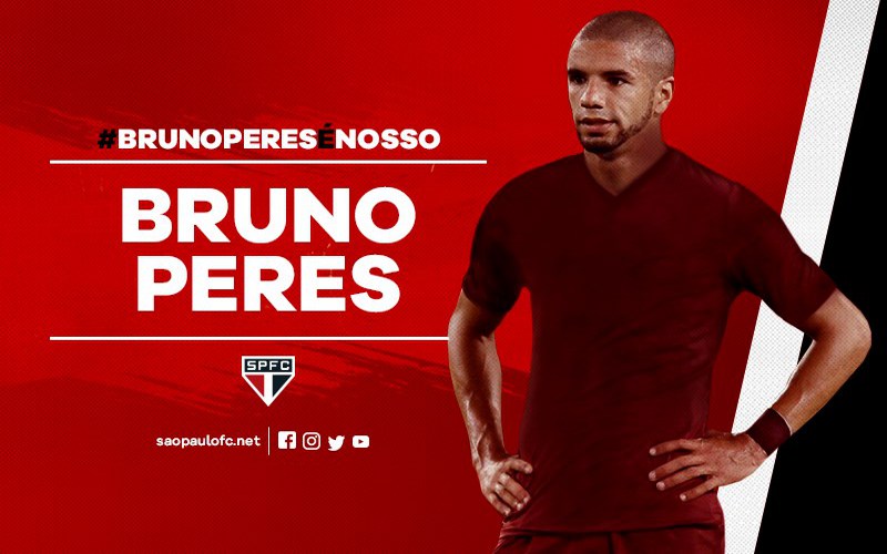 Bruno Peres, ora è ufficiale: giocherà nel San Paolo