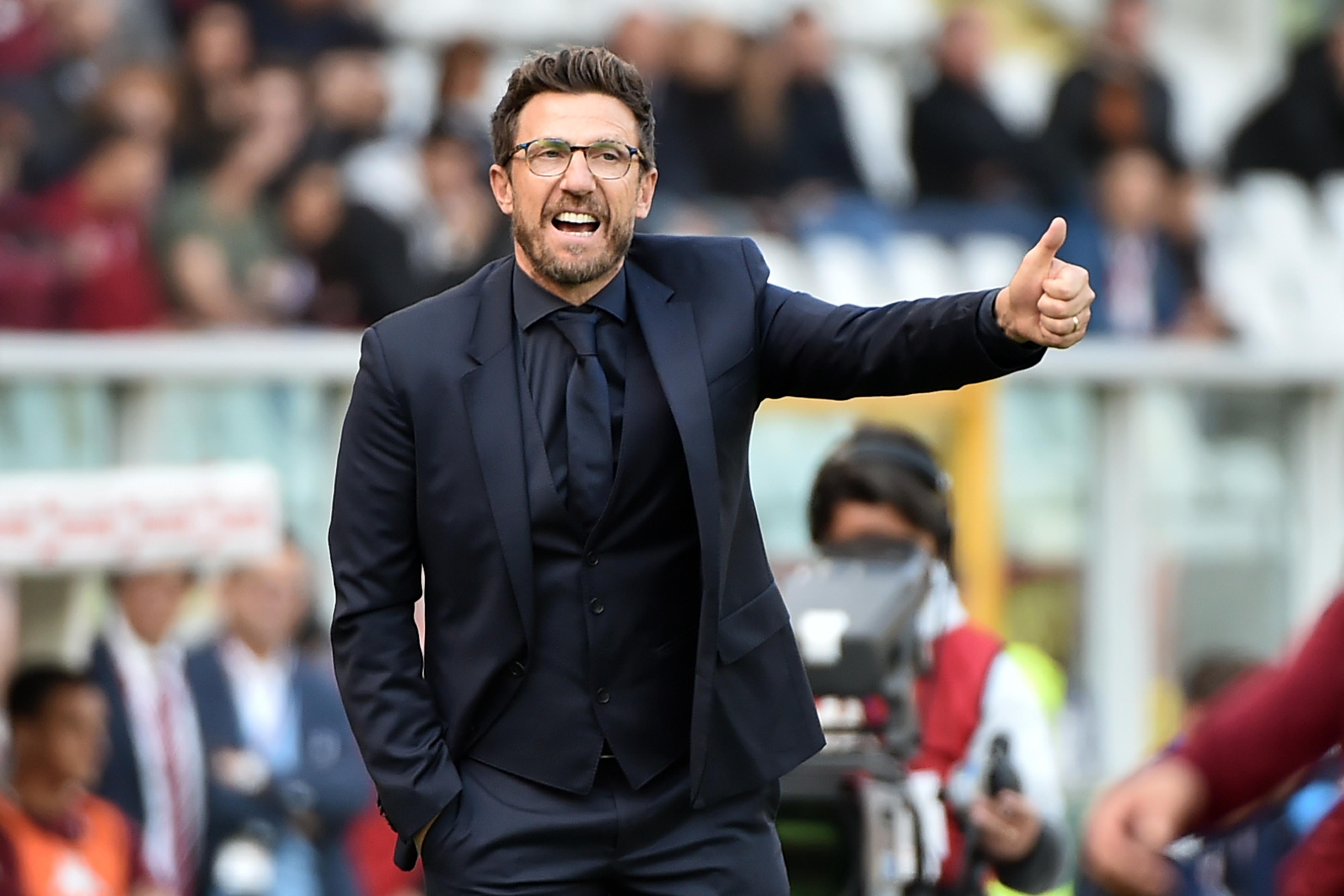 Di Francesco: “Manolas e Olsen saltano il Chievo, da valutare De Rossi”