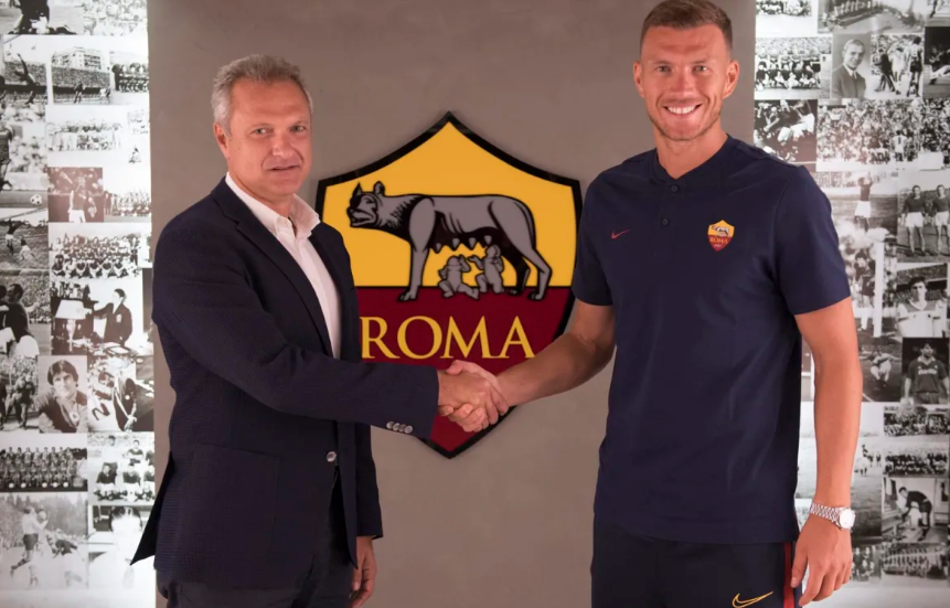 Clamoroso: Dzeko rinnova con la Roma! Contratto fino al 2022