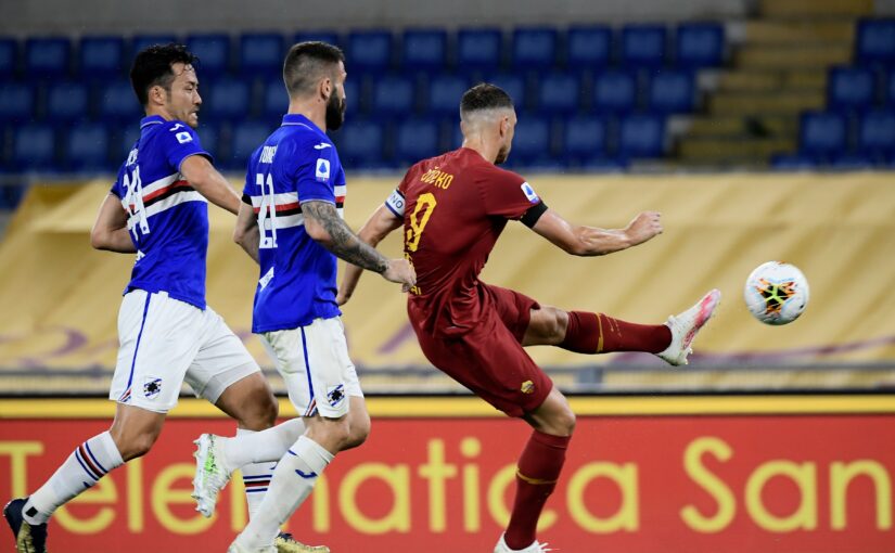 Le statistiche di Roma-Sampdoria 2-1: Fonseca indovina i cambi e Dzeko trascina al successo