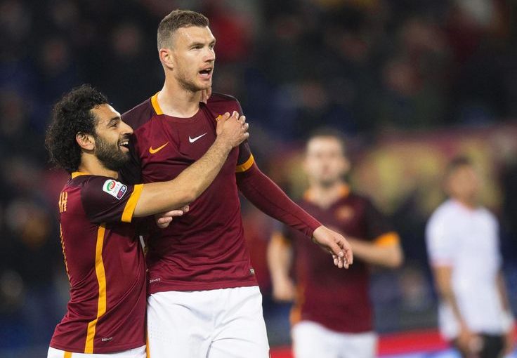 Roma, che show! Salah imprendibile e Dzeko da record: San Siro è giallorosso