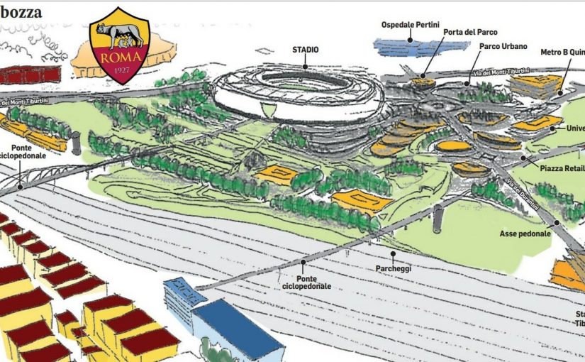 Roma, a Pietralata il nuovo stadio: «Sarà pronto nel 2026»