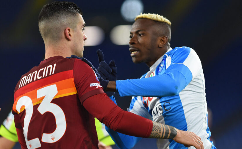 Napoli-Roma, la difesa giallorossa al crash test Osimhen