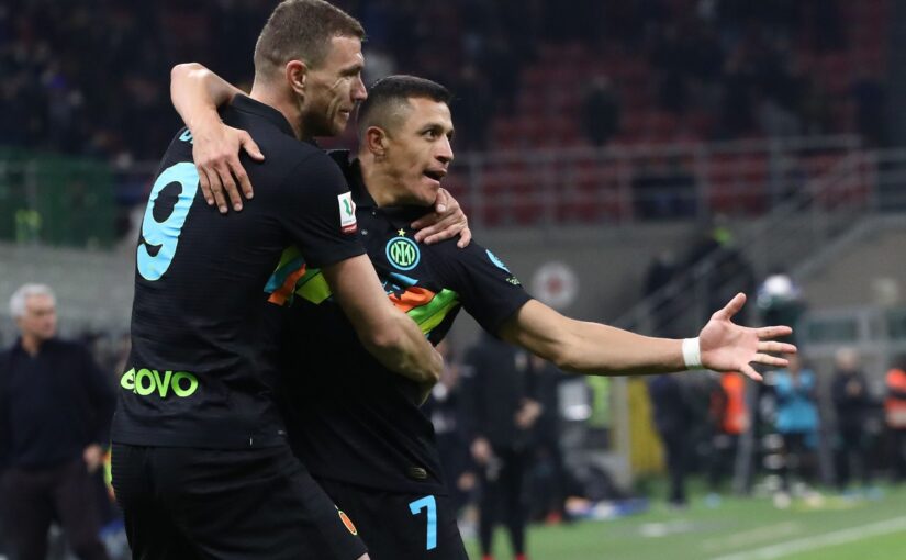 Inter-Roma, Edin Dzeko e Ivan Perisic la super coppia neroazzurra